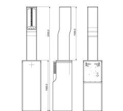 Loa cột Sumico Eurotech 1226 bass 30 cm x2 công suất 1550W