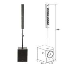 Loa Cột Sumico Eurotech 1243ST bass 30 công suất 800W