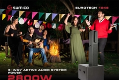 Loa cột Sumico Eurotech 1846 bass 45cm công suất 2800W Class D