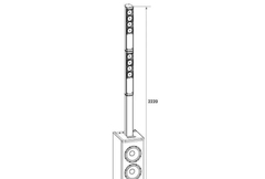 Loa cột Sumico Eurotech 2883 công suất 500W XLR / 6.3mm