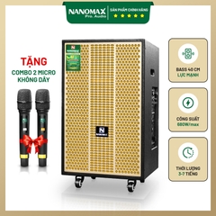 Loa Kéo Nanomax SK-16K8 Bass 40cm 680W Max Karaoke Bluetooth