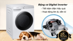 Máy giặt Samsung AI Ecobubble Inverter 12 kg WW12CGP44DSHSV