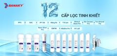 Máy lọc nước Ion kiềm Hydrogen Sanaky 12 lõi SNK-TV3IK018