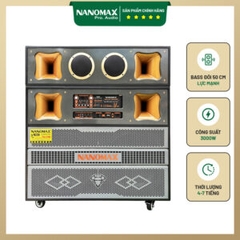 Loa Kéo Bình & Điện Nanomax Pro-218G Bass Đôi 50cm 3000w