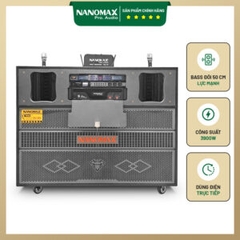 Loa Kéo Điện Nanomax Pro-959 Bass Đôi 50cm 3900w