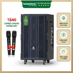 Loa Karaoke Kéo Nanomax SK-15Q6 Bass 40cm 1100W