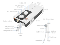Máy nước nóng Panasonic DH-4RP1VW 4500W