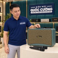 Loa karaoke di động PARAMAX Art 88 400W màu Ocean kèm 2 micro