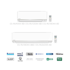 Máy lạnh Panasonic Inverter 1 HP CU/CS-RU9CKH-8D (2026)