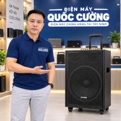 Loa karaoke kéo ACNOS CB406neo 130W kèm 2 micro