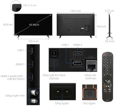 Smart Tivi LG AI 4K 65 inch 65UT8050PSB