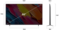 Smart Tivi LG QNED AI 4K 86 Inch 86QNED70ASA