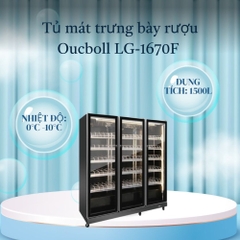 Tủ mát trưng bày rượu Oucboll LG-1670F - 1500 lít