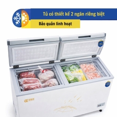 Tủ đông 2 ngăn Oucboll BCD-268 - 268 lít