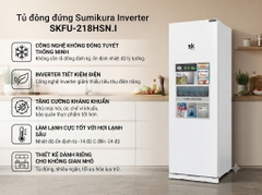 Tủ đông đứng Sumikura Inverter SKFU-218HSN.I - 218 lít