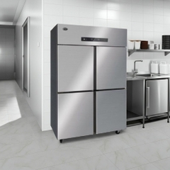 Tủ đông inox 4 cánh Oucboll BCD-1200DW - 870 lít