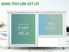 Tủ đông kháng khuẩn 327 lít Kangaroo KG327C2N