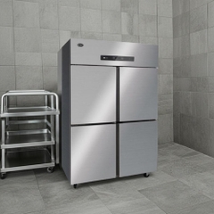 Tủ đông mát 4 cánh inox Oucboll BCD-1200 - 780 lít