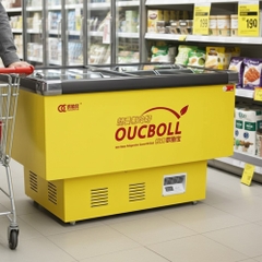 Tủ đông đáy phẳng cửa kính Oucboll SD/SC-550 - 550 lít