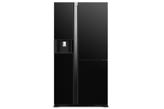 Tủ lạnh Hitachi Inverter 569 lít R-MX800GVGV0(GBK) 3 cánh, kính đen