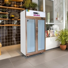 Tủ mát 2 cánh kính Oucboll 920 Lít LG-880C