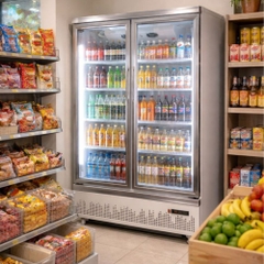 Tủ mát 2 cánh kính Oucboll LG-880F - 880 lít