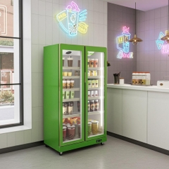 Tủ mát 2 cánh kính Oucboll LG-1110F - 800 lít