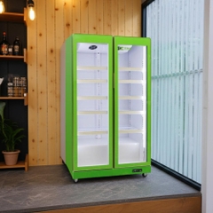 Tủ mát 2 cánh kính Oucboll LG-1110F - 800 lít