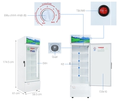 Tủ mát Sanaky 300 lít VH-3089K
