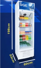 Tủ mát SGE BFF260 loại 1 cánh 388 lít