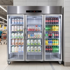 Tủ mát trưng bày 3 cánh kính 1160 lít Oucboll LC-1160