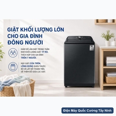 Máy giặt Samsung Ecobubble Inverter 17 kg WA40F17E7CSV
