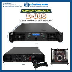 Main MICPRO D800 32 sò 1000W