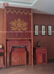 Rèm bàn thờ chung cư Hoa Sen
