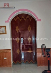 Rèm phòng khách gỗ Hương
