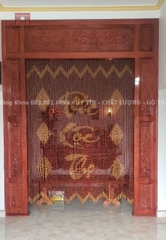 Rèm hạt gỗ cao cấp gỗ Hương