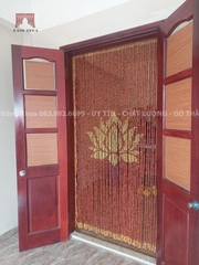 Rèm gỗ hương Hoa Sen