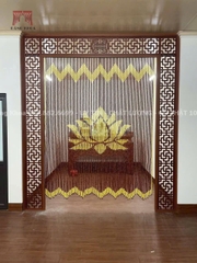 Rèm hoa sen vàng