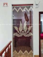 Rèm cửa hoa sen hạt gỗ