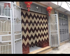 Rèm hạt gỗ cửa chính ziczac
