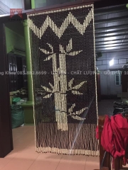 Rèm cây trúc màu nâu
