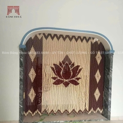 Rèm hạt gỗ Bồ Đề hoa sen cửa vòm