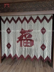 Rèm che phòng thờ chữ Phúc hán