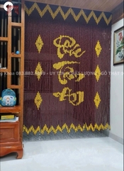Rèm thờ Phúc Tâm An vàng