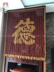 Rèm bàn thờ chung cư gỗ Hương