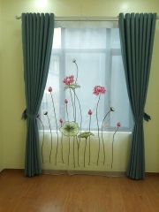 Rèm voan thêu VT29