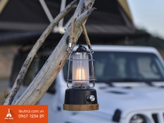 Đèn Led dã ngoại pin sạc Retro Hemp Rope Lantern Wild Land