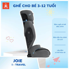 Ghế ngồi ô tô trẻ em Joie i-Traver Ebony