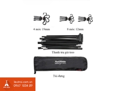 Giá treo đồ 2 tầng kèm móc treo Naturehike NH20PJ102