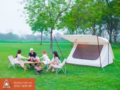 Lều cắm trại Glamping Vintage Home 4P-Vải TC cao cấp